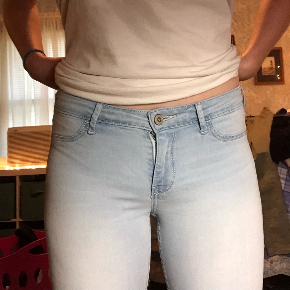Light skinny blue jeans size 5R